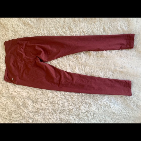 Z by Zella Women’s Burgundy High Waisted Leggings - Picture 3 of 4